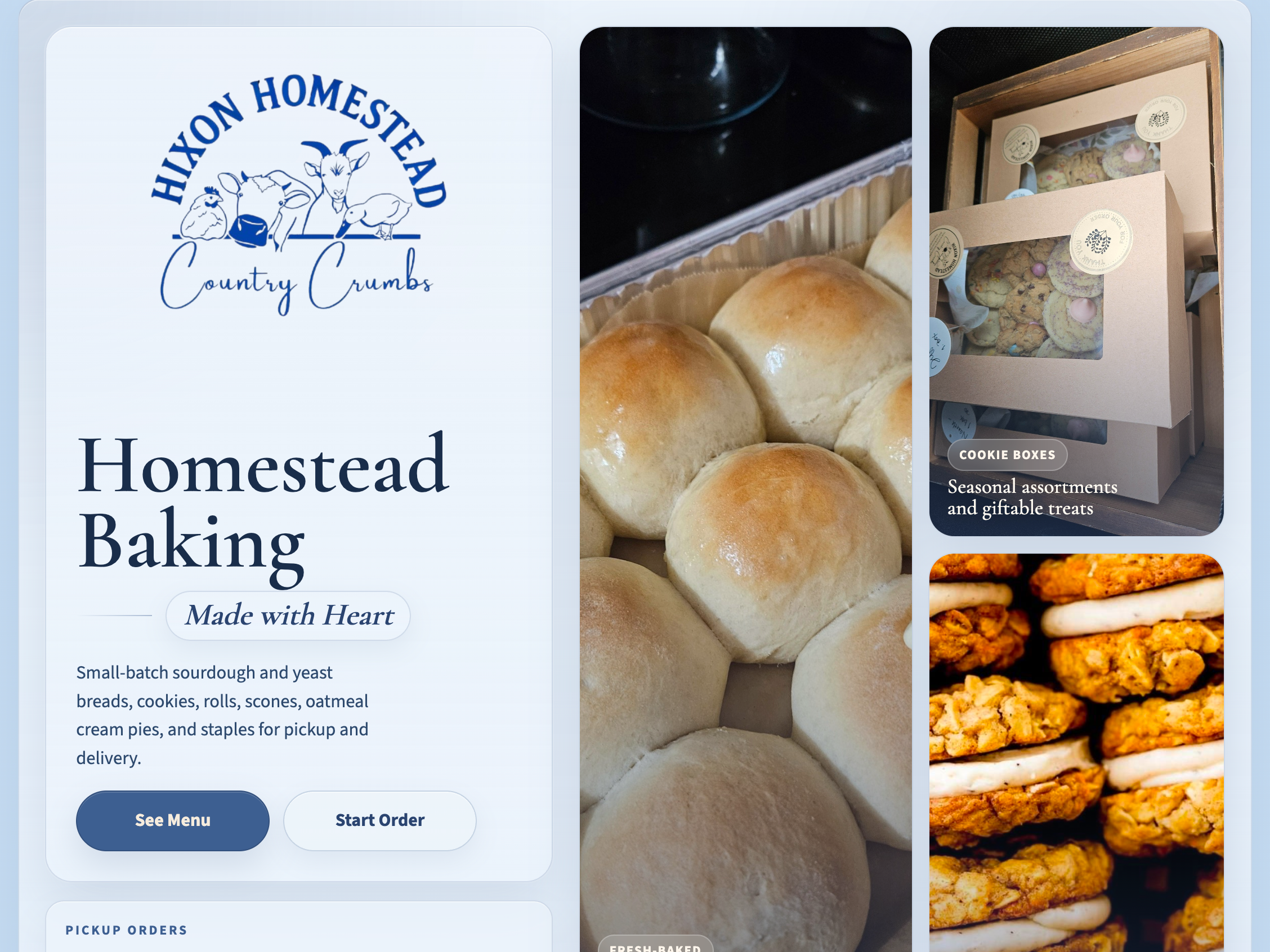 Hixon Homestead website